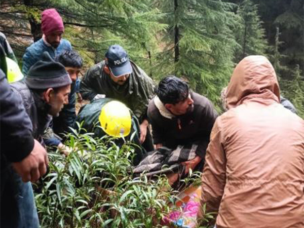 Two dead, other two injured after car falls into ditch in Chakrata (Photo/SDRF)
