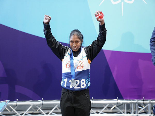 Indian athlete after winning the silver medal (Photo: Special Olympics Bharat)