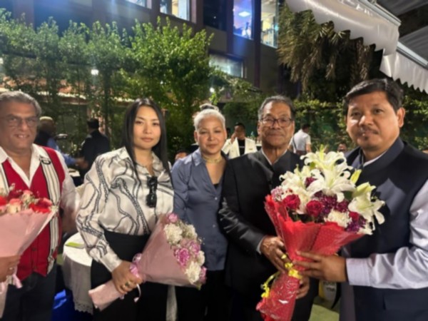 Meghalaya CM Conrad K Sangma re-elected as NPP President. (Photo/ANI)