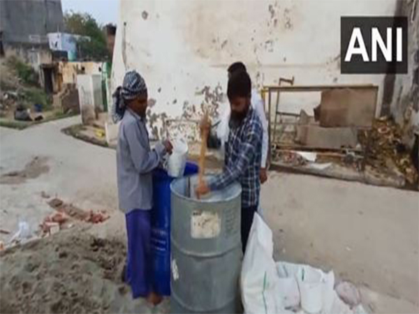  Whitewashing of Sambhal Jama Masjid begins  (Photo/ANI)  