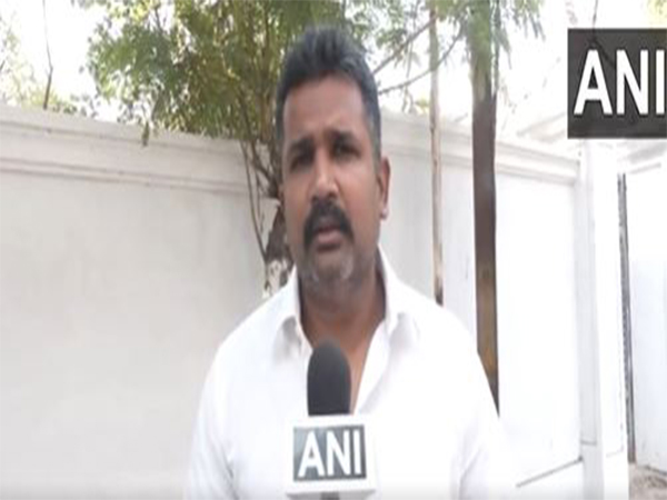 BRS leader Krishank (Photo/ANI)