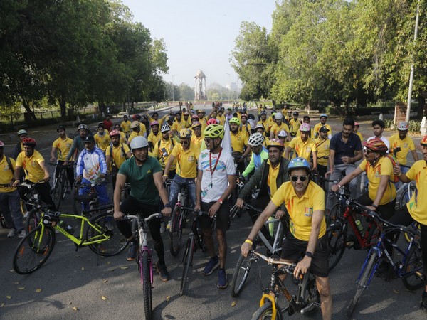 Mansukh Mandaviya during the event. (Photo- SAI Media)