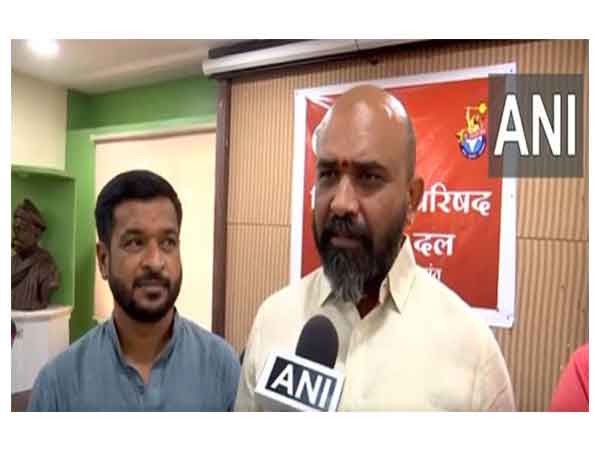 Bajrang Dal leader Nitin Mahajan (Photo/ANI)