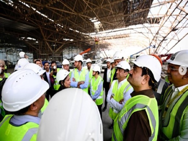 Adani Group Chairman Gautam Adani visits Navi Mumbai International Airport (Image: Instagram/gautam.adani)