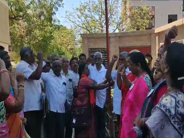 CPM Mahasabha with CPM State Secretary Vankaiah Srinivasa Rao attending as the chief guest. (Photo/ANI)