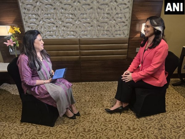 Tulsi Gabbard in conversation with ANI (Photo/ANI)
