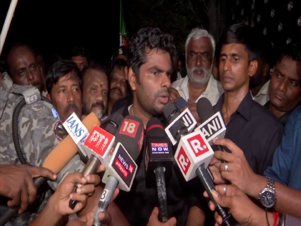 Tamil Nadu BJP Chief K Annamalai (Photo/ANI)