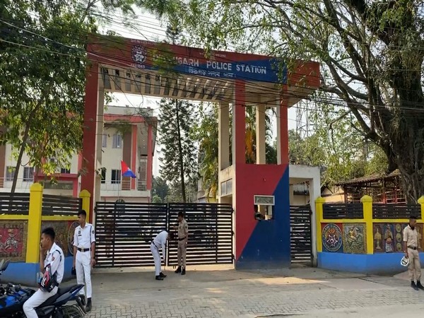 Glimpse of Dibrugarh police station (Photo: ANI)
