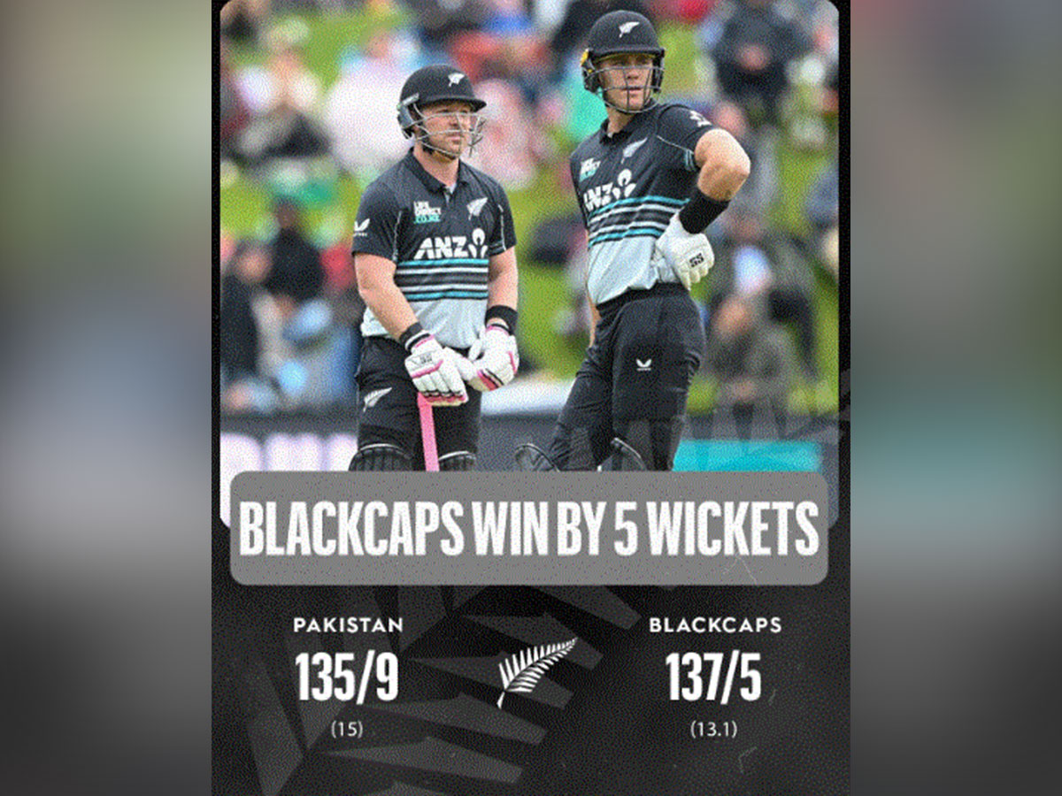 NZ have sealed another easy win over Pakistan. (Photo- @BLACKCAPS X)