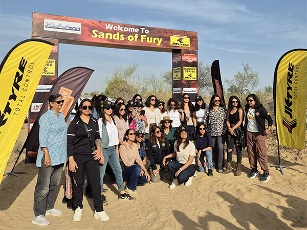 Women participants in Women with Drive-Sands of Fury (Photo: Mahindra)