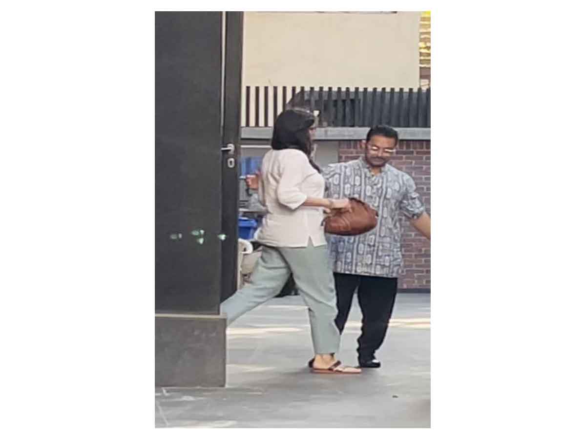 Aamir Khan and his girlfriend Gauri (Image source; ANI)