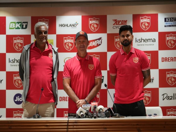 Satish Menon, Ricky Ponting, and Shreyas Iyer (Photo: PBKS)