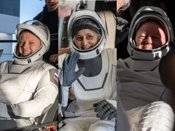 NASA's Crew 9 astronauts Sunita Williams, Nick Hague, Butch Wilmore (Photo/ NASA)