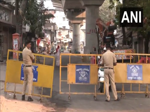 Barricades put in place (Photo/ANI)