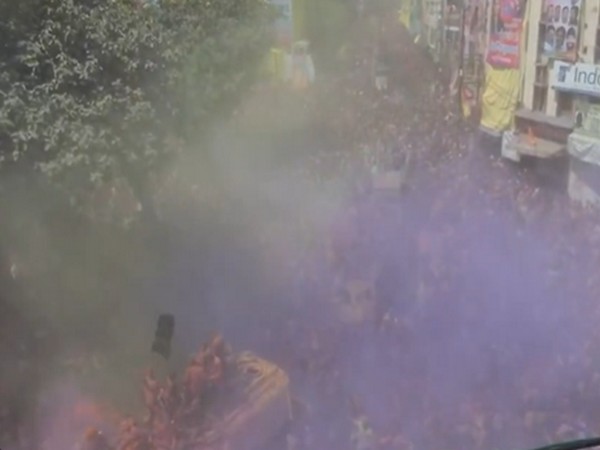 Rangpanchami celebration begins in Indore (Photo/ ANI)