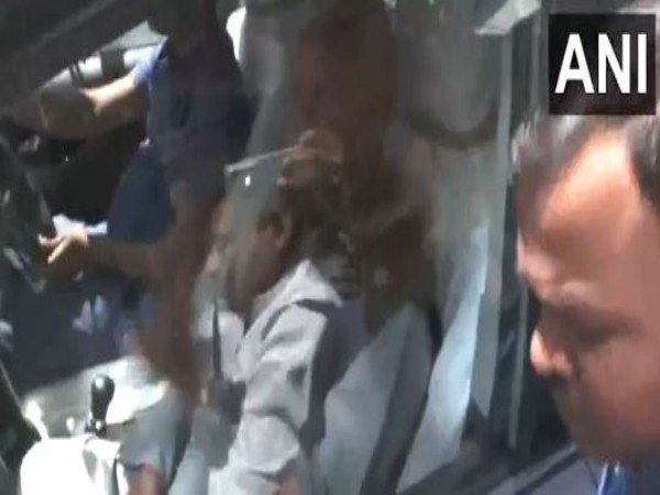 RJD Cheif Lalu Yadav appears before ED. (Photo/ANI)