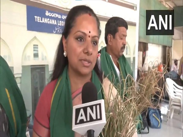 Bharat Rashtra Samithi (BRS) MLC K Kavitha (Photo/ANI)