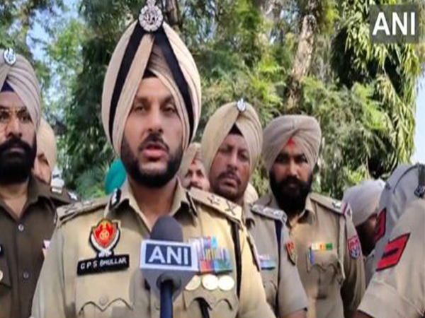 Amritsar Police Commissioner Gurpreet Singh Bhullar. (Photo/ANI)