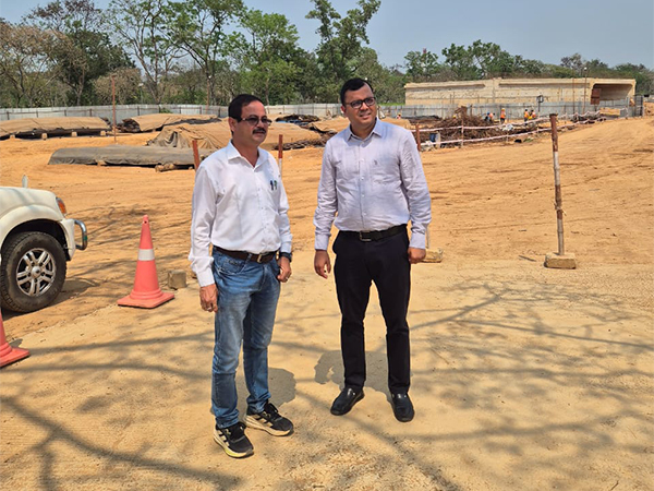 DM Dr Vishal Kumar and Project Manager Prasant kalita (Photo/ANI)
