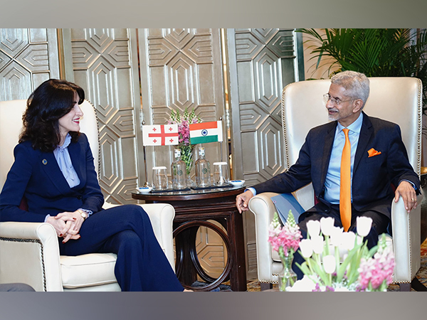 External Affairs Minister S Jaishankar with  Georgian Foreign Minister Maka Botchorishvili (Image: X@DrSJaishankar)