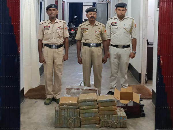 34 kg ganja seized at Agartala Railway Station. (Photo/GRP)