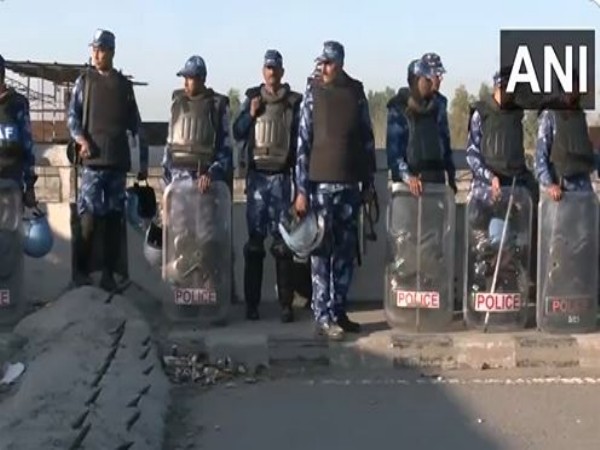 Visuals from Haryana - Punjab Shambhu Border (Photo/ANI)