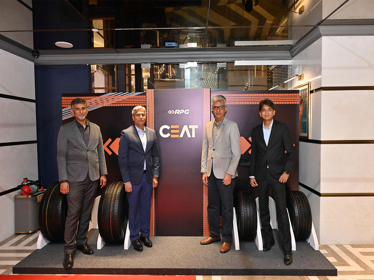 Lakshmi Narayanan B, Renji Issac, Arnab Banerjee, and Vishal Pawar (Photo: CEAT)