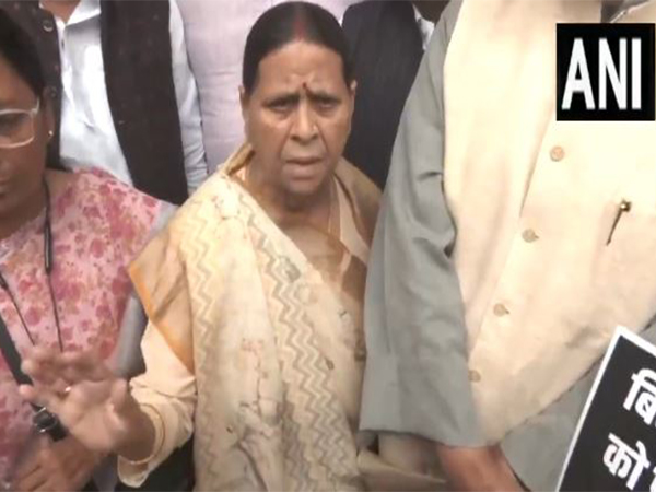  Rashtriya Janata Dal (RJD) leader Rabri Devi (Photo/ANI)