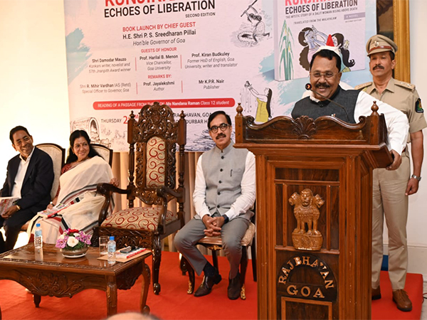 Goa Governor P S Sreedharan Pillai at the event. (Photo/ANI)