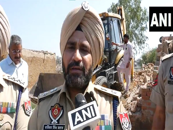 Senior Superintendent of Police (SSP) Varinder Brar (Photo/ANI)