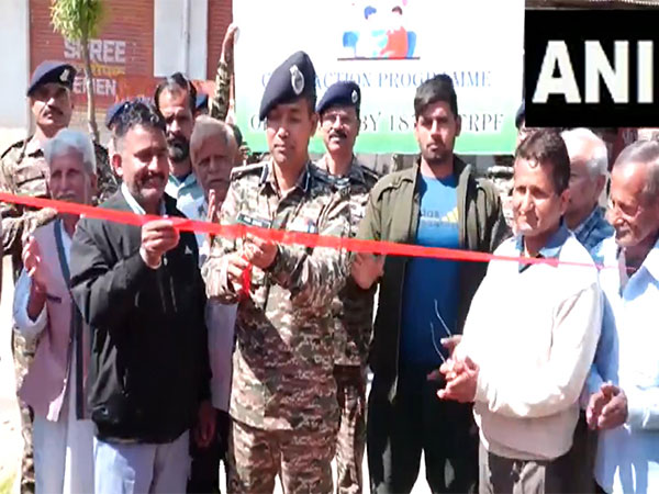 CRPF 187 battalion organizes free medical camp in Udhampur (Photo/ANI)