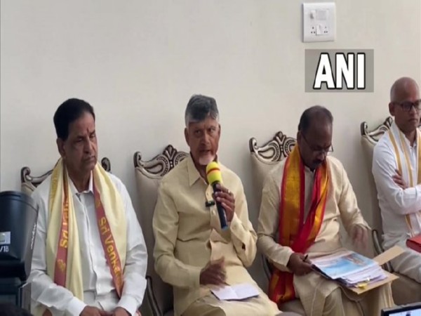 Andhra Pradesh Chief Minister Chandrababu Naidu (Photo/ANI)