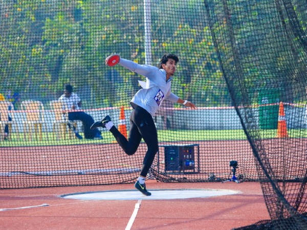 Haryana’s Ujjawal Choudhary in action during 4th Indian Open Throws Competition (Image: AFI media)