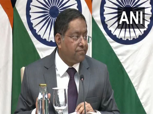 Ministry of External Affairs spokesperson Randhir Jaiswal (Photo/ANI)