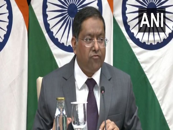 Ministry of External Affairs (MEA) spokesperson Randhir Jaiswal (Photo/ANI)
