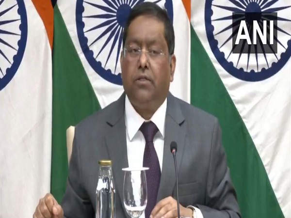  Ministry of External Affairs (MEA) spokesperson Randhir Jaiswal (Photo/ANI)