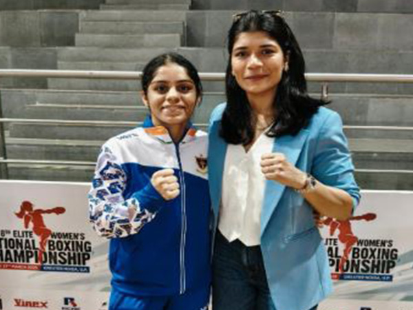 Anamika (left) with Nikhat Zareen. (Photo- BFI Media)