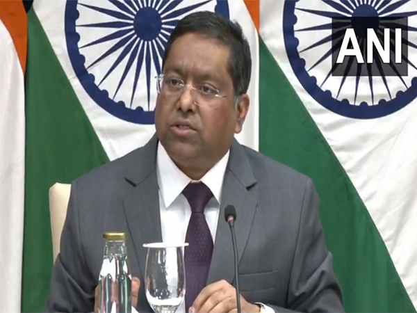 Ministry of External Affairs (MEA) spokesperson Randhir Jaiswal (Photo/ANI)