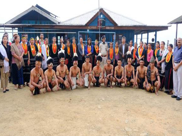 Khadse becomes first Union Minister to visit the Noklak (Photo/ANI)