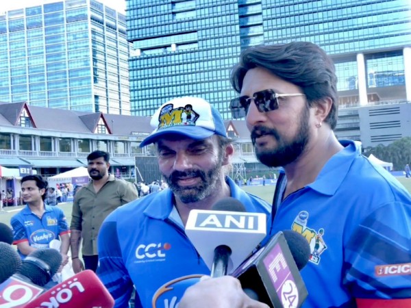 Sohail Khan , Kichcha Sudeepa (Image source/ANI)