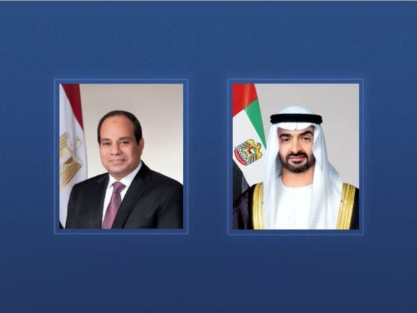 UAE President welcomed in Cairo by Egyptian President (Photo/WAM)