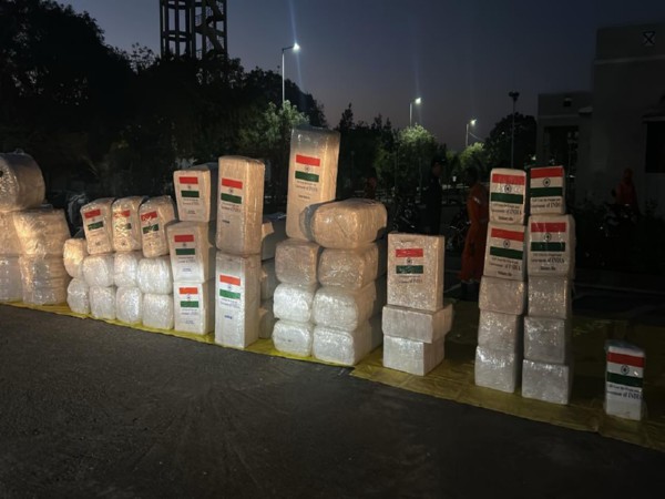 India sends aid to Botswana (Image: X@MEAIndia)