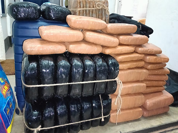 Authorities ganja from Agartala Railway Station