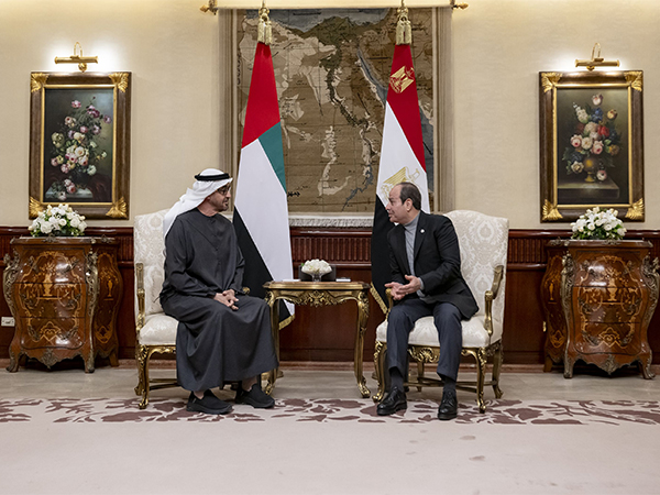 UAE, Egyptian Presidents discuss strengthening fraternal ties in Cairo (Photo/WAM)  