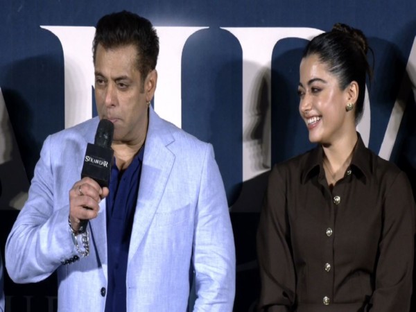 Salman Khan and Rashmika Mandanna (Image Source: ANI)