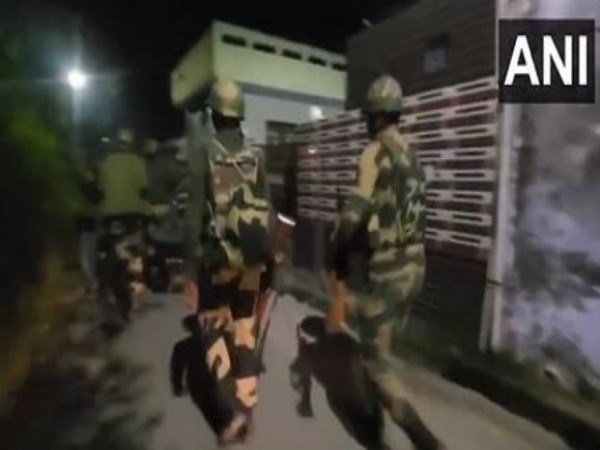 J-K Police, Indian Army launch joint operation in Kathua's Hiranagar. (Photo/ANI)
