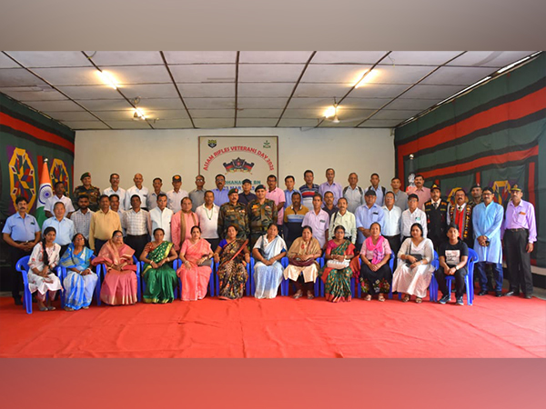 Assam Rifles organise 'Veterans Day' in Tripura's Radhanagar (Photo: ANI)