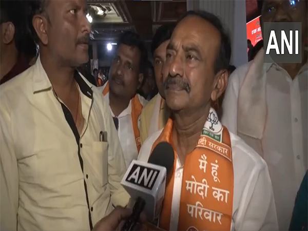 BJP MP Eatala Rajendar (Photo: ANI) 