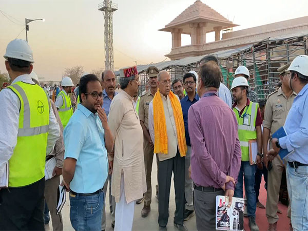 Nripendra Mishra, Chairman of Construction Committee of Shri Ram Janmabhoomi Teerth Kshetra (Photo/ANI)