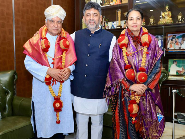 D.K. Shivakumar meets Shabana Azmi and Javed Akhtar (Photo/X/@DKShivakumar)